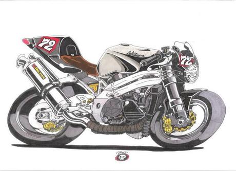 Motorcycle Art - Design By PiiraaT'