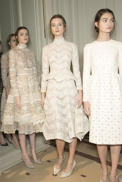 italian haute couture: Valentino and D