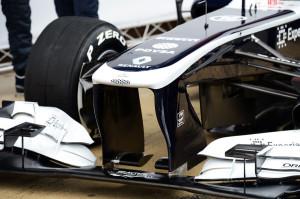 dettaglio muso anteriore della fw35