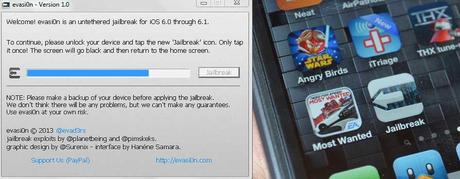 evasion2 [Guida] Eseguire il jailbreak di iOs 6 per tutti i dispositivi con Evasi0n