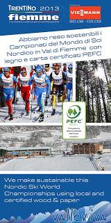 MONDIALI IN VAL DI FIEMME “SOSTENIBILI”