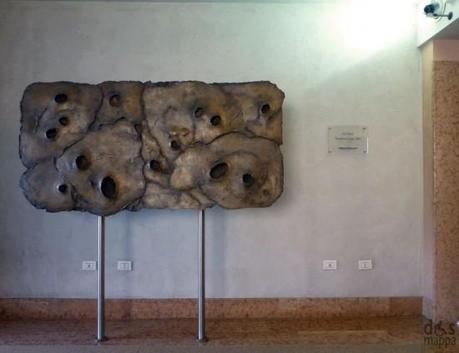 scultura planimetria vitale di gino bogoni al polo giorgio zanotto di verona