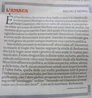 Le dimissioni di Giannino. Per una destra seria (Michele Serra)