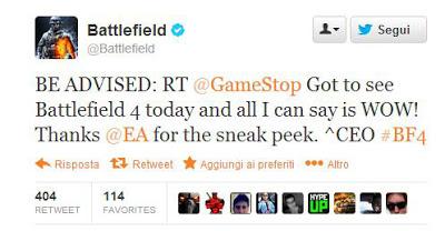 Battlefield 4 : l'annuncio ufficiale al Playstation Meeting ?