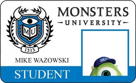 monsters university mike card