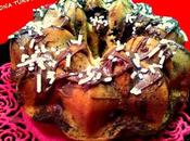 Ciambella variegata cacao colata nutella