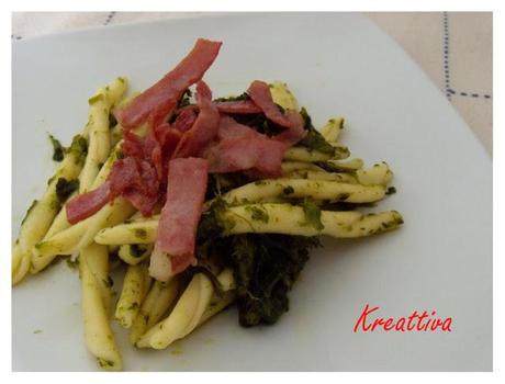 Fusilli con broccoletti e mortadella
