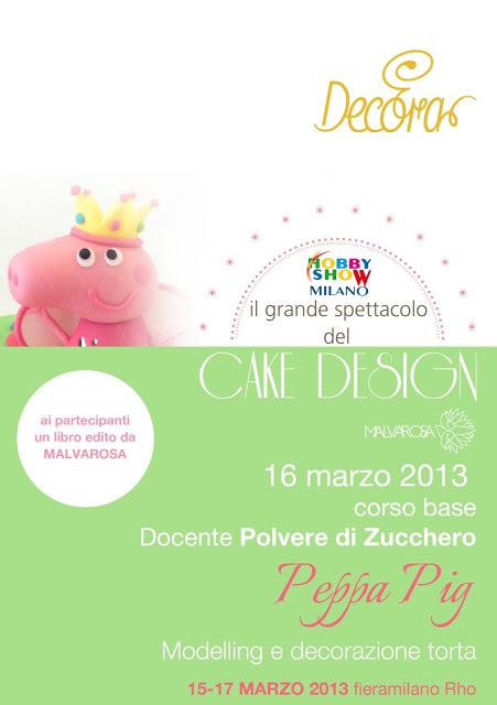 Hobby Show fiera a Milano: corsi di cake design e workshop per Malvarosa Edizioni