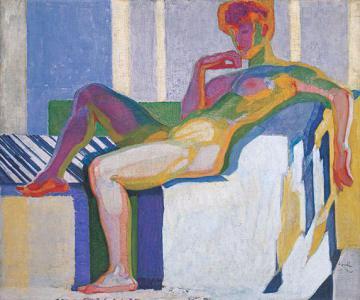 František Kupka al Palazzo Salm - Galleria Nazionale di Praga, Grand Nu (Plans par couleurs), 1910