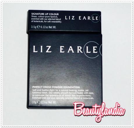 LIZ EARLE - Perfect Finish Powder Foundation, Signature Lip Colour (swatches e review)-