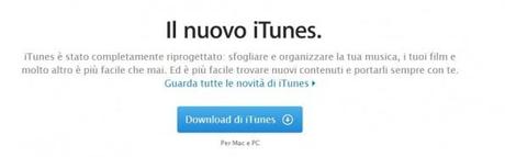 Apple aggiorna iTunes alla versione 11.0.2