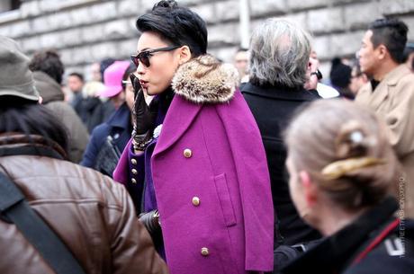 In the Street... Lady Violet, Milan & Paris