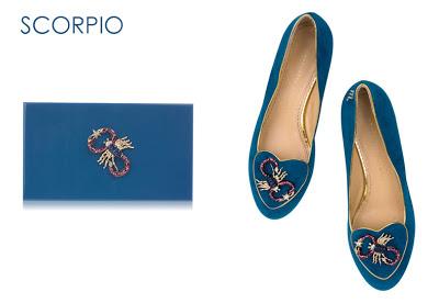 Birthday Shoes & Zodiac Pandora by Charlotte Olympia