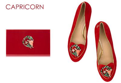 Birthday Shoes & Zodiac Pandora by Charlotte Olympia