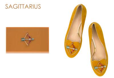 Birthday Shoes & Zodiac Pandora by Charlotte Olympia