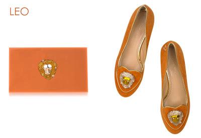 Birthday Shoes & Zodiac Pandora by Charlotte Olympia