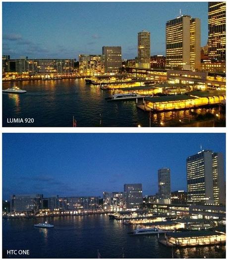 HTC One vs Nokia Lumia 920: comparativa di scatti low-light