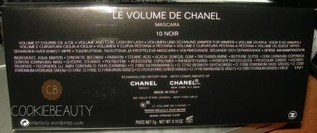 inci mascara chanel