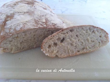 Pane rustico con farina 0