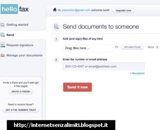 Come mandare fax online con HelloFax