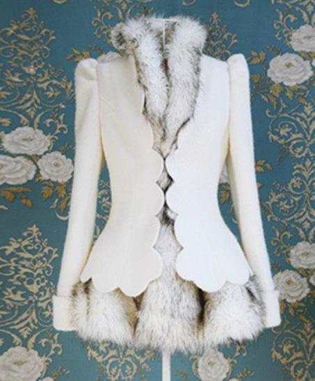 balmain-women-s-jacket fur white