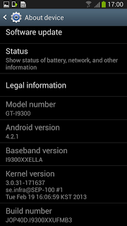 Samsung Galaxy S3: arriva Android 4.2.1 Jelly Bean in via ufficiosa!