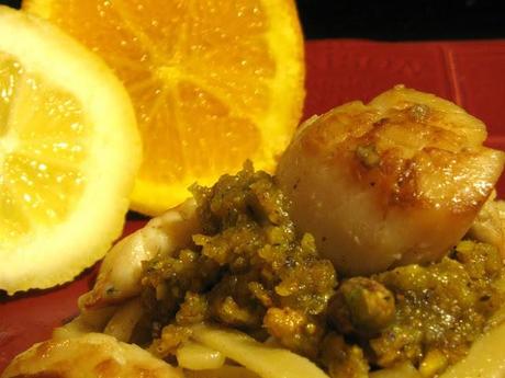 CERTE SERE NON E' FACILE PRENDERE SONNO - SCIALATIELLI AL LIMONE CON CARCIOFI, CAPPESANTE E PESTO DI AGRUMI