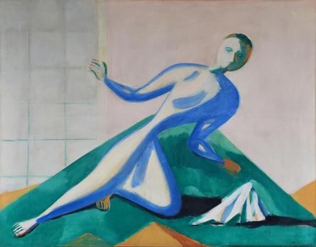 Villa Contarini, Piazzola sul Brenta, Virgilio Guidi, Figura nello spazio, 1949, olio su tela, cm 138x175,5