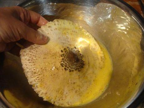 Cotolette di funghi Pleurotos e Mazze di tamburo