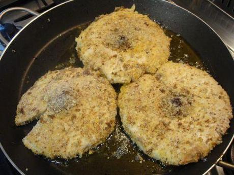 Cotolette di funghi Pleurotos e Mazze di tamburo