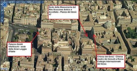 Piazza del Gesù: l'ombelico del mondo Gesuitico-Massonico