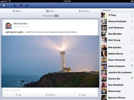 Facebook iPad