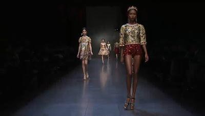 Dolce & Gabbana a/i 2013/14 Women: Monreale Cathedral Mosaics