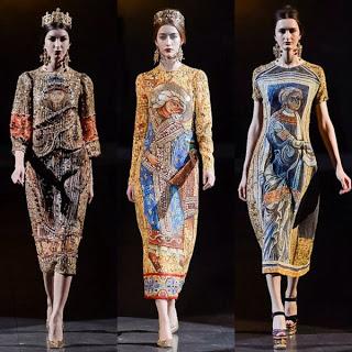 Dolce & Gabbana a/i 2013/14 Women: Monreale Cathedral Mosaics