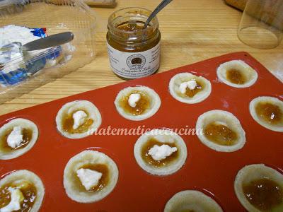 Tartellette con Composta di Fichi e Gorgonzola