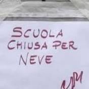 scuola chiusa neve