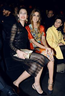 Bianca Brandolini at Dolce & Gabbana Womens fall 2013/2014