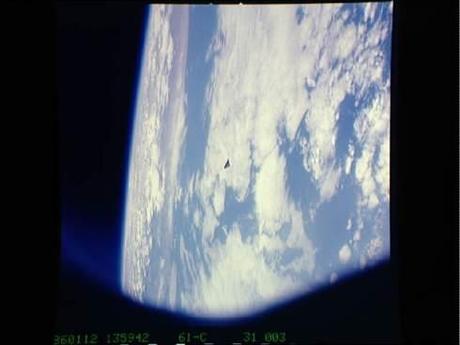 Seconda immagine dell'UFO triangolare
