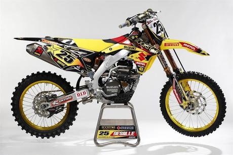 Suzuki RM-Z 450 MX1 Team Rockstar Energy Suzuki 2013