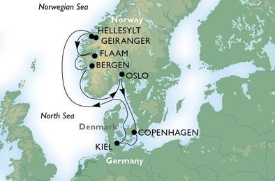 L’estate di MSC Crociere nel Nord Europa