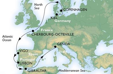 L’estate di MSC Crociere nel Nord Europa