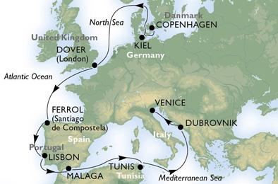 L’estate di MSC Crociere nel Nord Europa