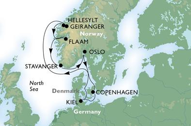 L’estate di MSC Crociere nel Nord Europa