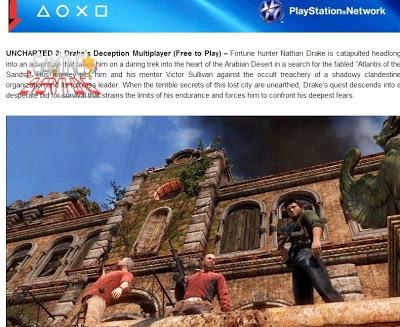 Uncharted 3 : confermato in via ufficiosa il multiplayer in versione Free to Play