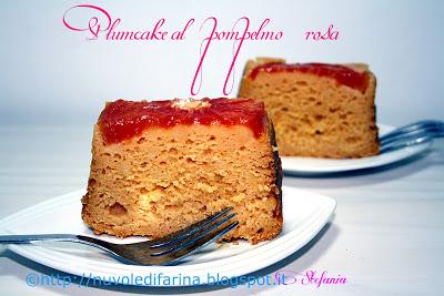 Plumcake al pompelmo rosa