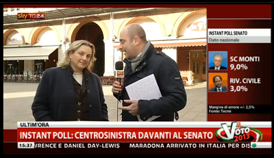 Le elezioni 2013 in diretta: tutte le maratone televisive in rete