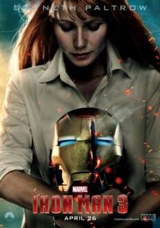 Iron Man 3: il poster di Pepper Potts