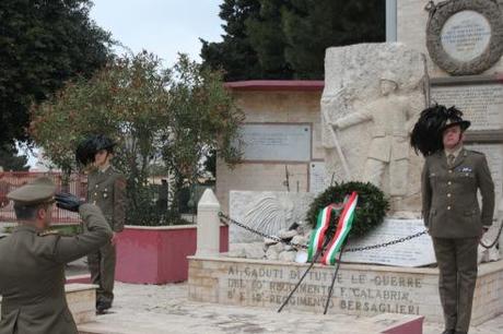 Trapani/ 6° Reggimento Bersaglieri. La Commemorazione dei propri caduti della II Guerra Mondiale