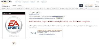 FIFA 14 su Playstation 4 ? Secondo Amazon Germania, si