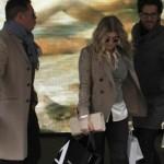 La cantante Fergie, in dolce attesa, shopping a Milano03